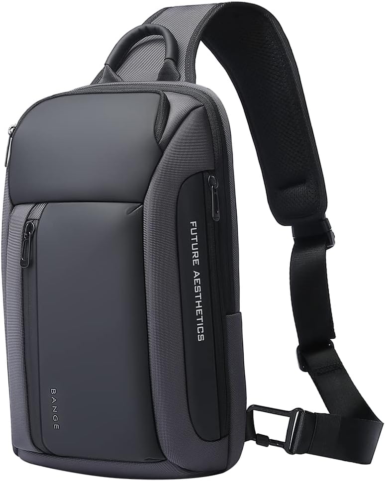 BANGE Men's Crossbody Backpack - Waterproof Shoulder Bag for Travel, Hiking & Daily Commute - Image 1